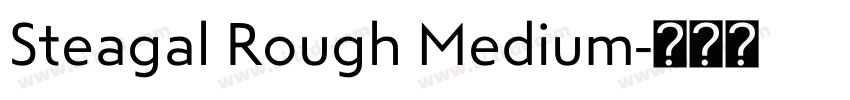 Steagal Rough Medium字体转换 Steagal Rough Medium字体转换
